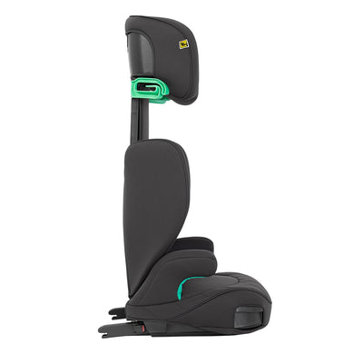 Graco Affix i-Size R129 with ISOFIX Highback Booster car seat with cupholders, Suitable from 100-150cm (approx. 3.5 to 12 years), Midnight fashion